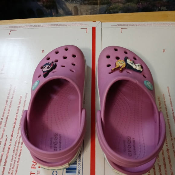 🚣🏩CROCS CHILD SIZE 10 SLIPPERS🎠💒 - Picture 8 of 13